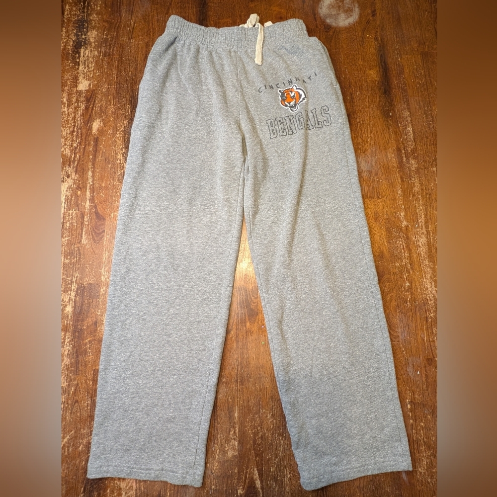 NFL Cincinnati Bengals Gray Sleepwear Sweatpants